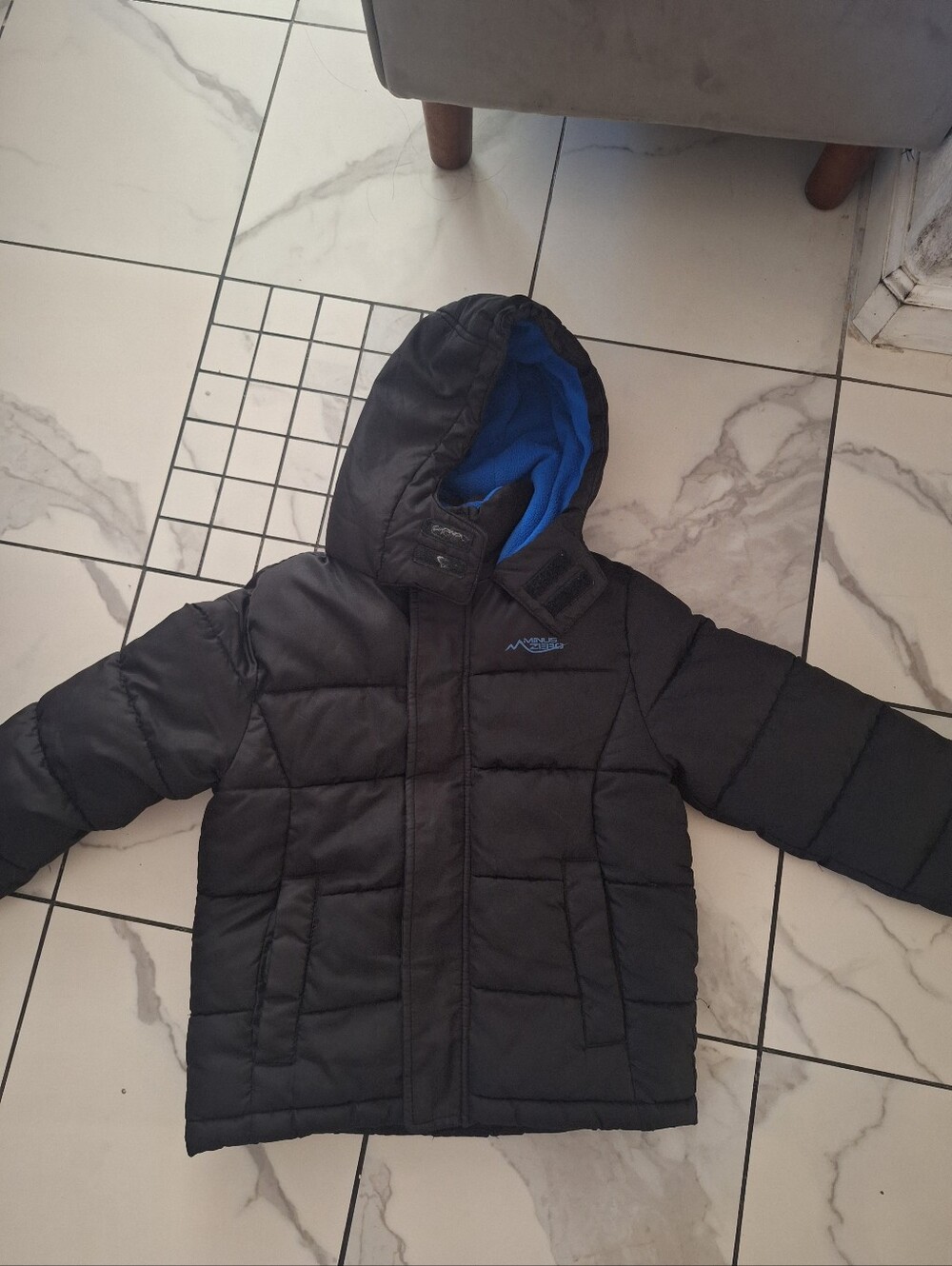 Boys Kids Black Puffer Jacket - Minus Zero